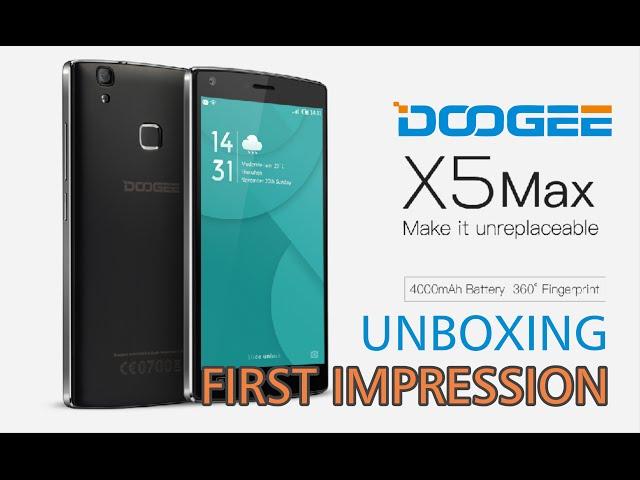 Doogee X5 Max Unboxing & First Impression (An Affordable Smartphone with FingerPrint Sensor)