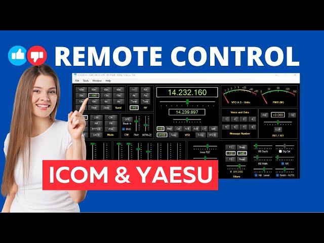 HAM Radio Remote Control Software for Icom and Yaesu HAM Radios