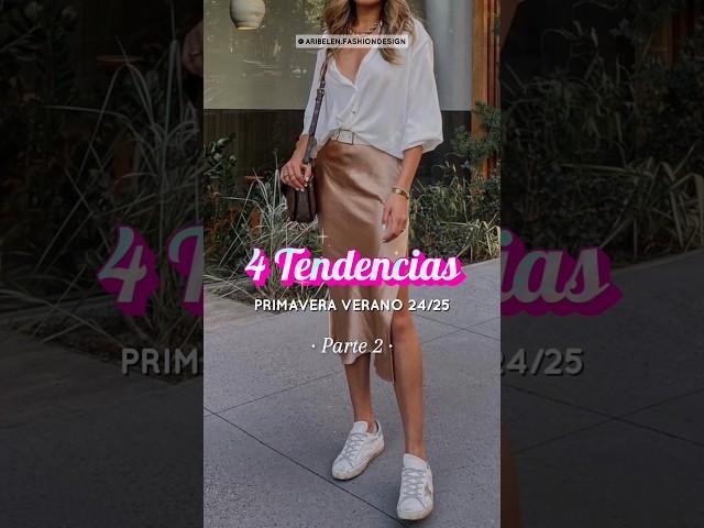 4 TENDENCIAS PRIMAVERA VERANO 24/25 ️ Parte 2 | #tendencias2025 #moda2025 #shorts