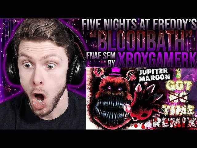 Vapor Reacts #1016 | [FNAF SFM] AMAZING FNAF REMIX ANIMATION "Bloodbath" by XboxGamerK REACTION!!