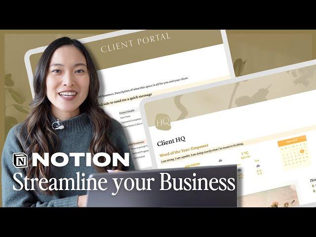 How to use Notion for my Client Projects | Client Portal, CRM & Project Manager