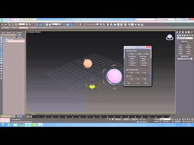 3ds Max  04-02 Align Tool