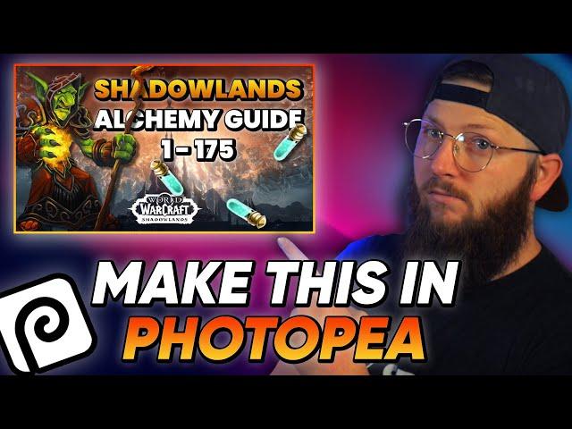 Easy Gaming Thumbnails without Photoshop! | Photopea Thumbnail Tutorial