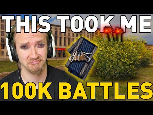 This took me 100,000 BATTLES in World of Tanks!