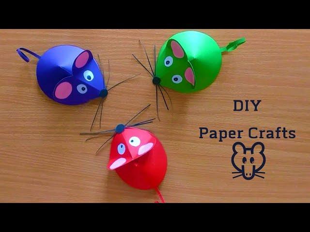 How to make Paper Rat | Easy Paper Toys for Kids | Paper crafts ideas