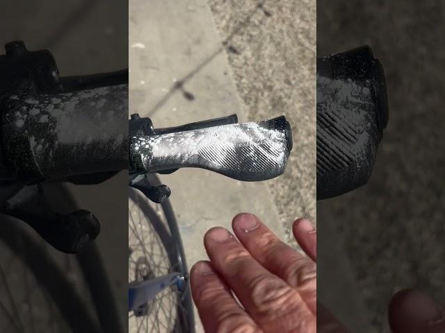 Fix sticky hand grips on your bike