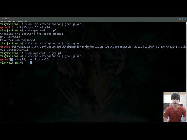 /etc/group file & /etc/gshadow file in linx | passwords in group | newgrp command | gpasswd command