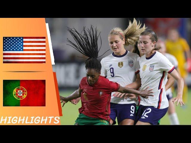 USA vs Portugal | Friendly International Women - Highlights All Goals 10/06/21