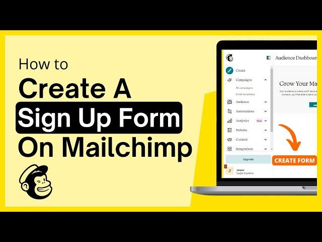 🟡 How To Create A Sign Up Form On Mailchimp (2024)