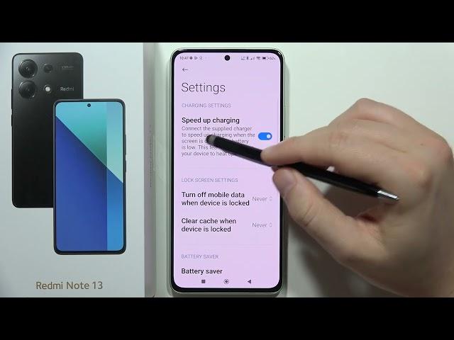 How to Turn ON Fast Charging on Redmi Note 13 - Enable Quick Charging