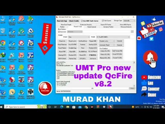 UMT QcFire v8.2 Setup ! umt qcfire update v8.2