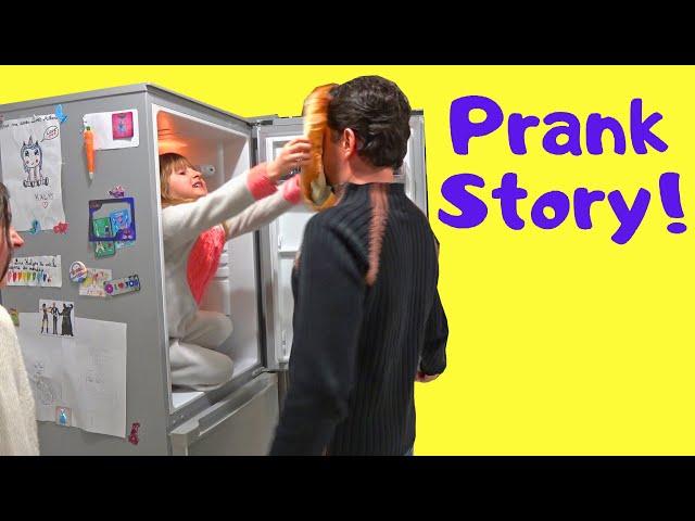 PRANK STORY • DANS LE FRIGO PRANK SUR MON PERE - STUDIO BUBBLE TEA PRANK ON MY DAD