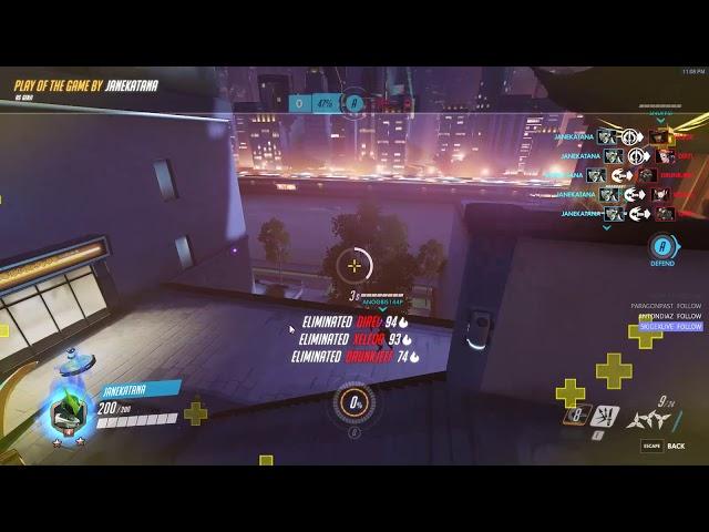 Overwatch highlight#6 Genji 5k