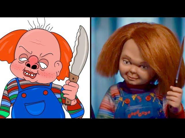 Chucky drawing meme | month of the year with chucky | funny art