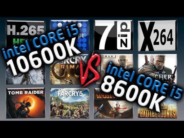 Intel i5 10600K vs Intel i5 8600K Benchmarks – 15 Tests 