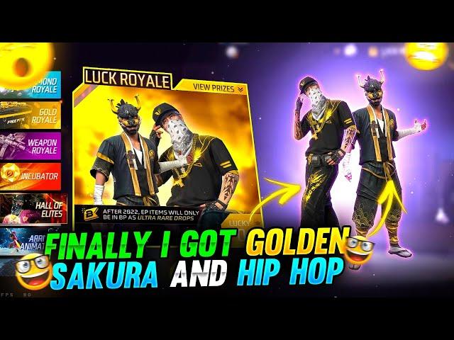 FINALLY  I GOT GOLDEN SAKURA AND HIP-HOP Garena Free Fire