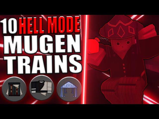 What I Got From 10 HELL MODE Mugen Trains (Project Slayers)