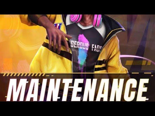 Free fire Maintenance OB31 update  is started from 9:00am to 5:30pm.