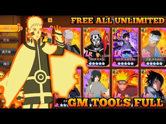 Update Naruto Nindo Fire Will Private Server CN - GM TOOLS FULL