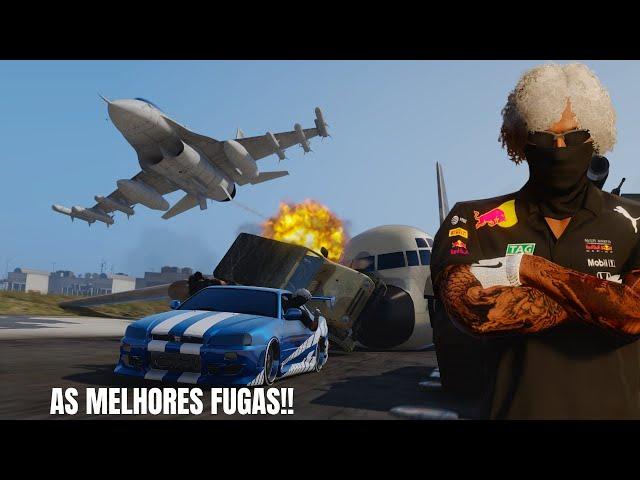 SÓ AS MELHORES FUGAS NOVAS! GTA RP