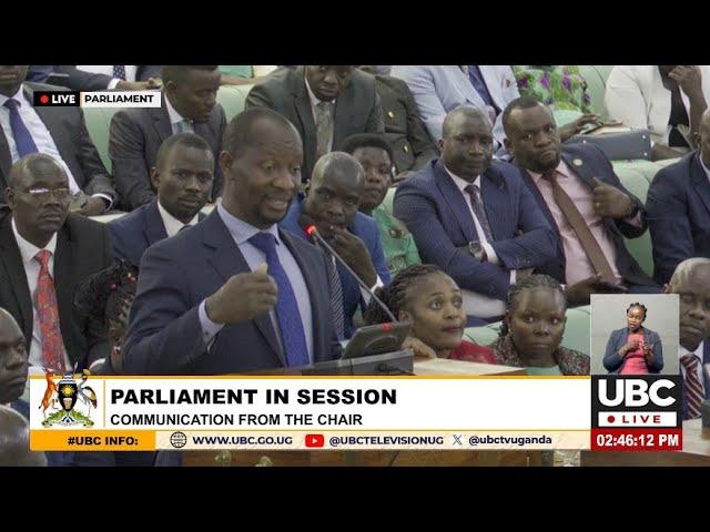 HON. SSEMUJJU & ODUR PIN MUSEVENI FOR ACCUSING THE BUDGET COMMITTEE OVER CORRUPTION MATTERS