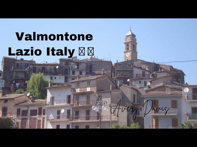 Nice view Valmontone Small town Near Rome Italy