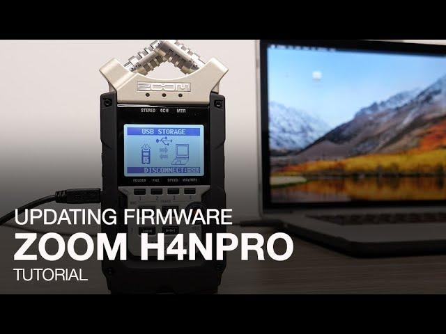 Zoom H4n Pro: Updating the Firmware