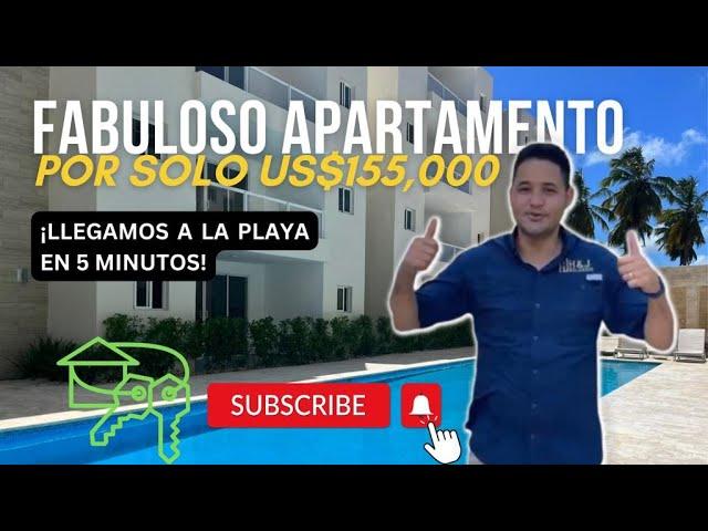 FABULOSO APARTAMENTO LISTO EN PUNTA CANA A 5 MINUTOS DE LA PLAYA /APARTAMENTO EN VENTA EN PUNTA CANA