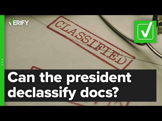 Yes, the president can declassify documents, but there isn’t a set protocol