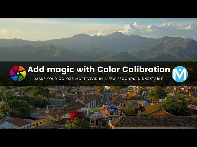 Add the magic with Color Calibration, my new favourite darktable module