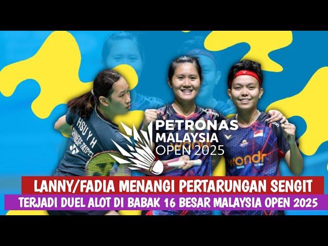 Menangi Laga Ketat dari Hsu/Lin, Lanny/Fadia Terbang Lebih Tinggi Menuju 8 Besar Malaysia Open 2025