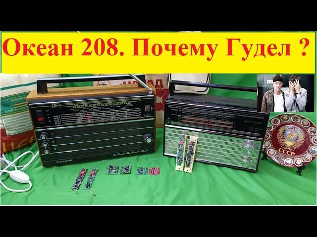 Океан 209 ( 208 ). Почему Гудел ? Вот в Чём Вопрос ! Блок Питания . РЕМОНТ. Часть № 4 ! Жора Минский