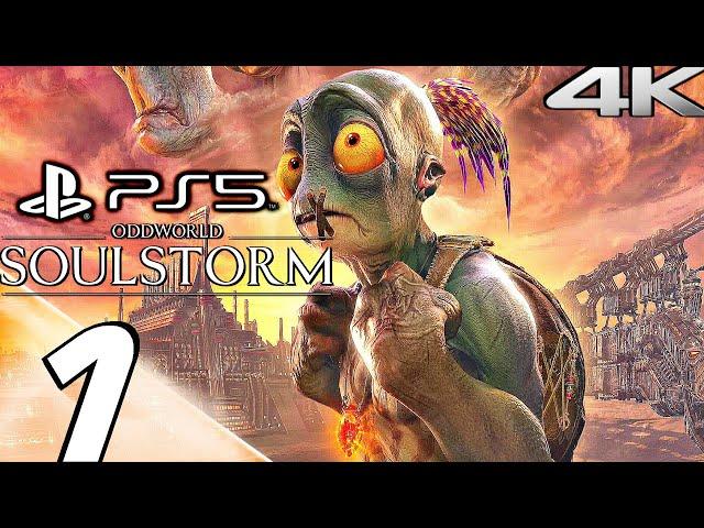 ODDWORLD SOULSTORM PS5 Gameplay Walkthrough Part 1 - Raid on Monsaic & The Ruins (4K 60FPS)