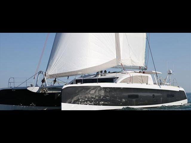 Outremer 5X catamaran Walkthrough at Cannes 2017 ( la vagabonde xxl )