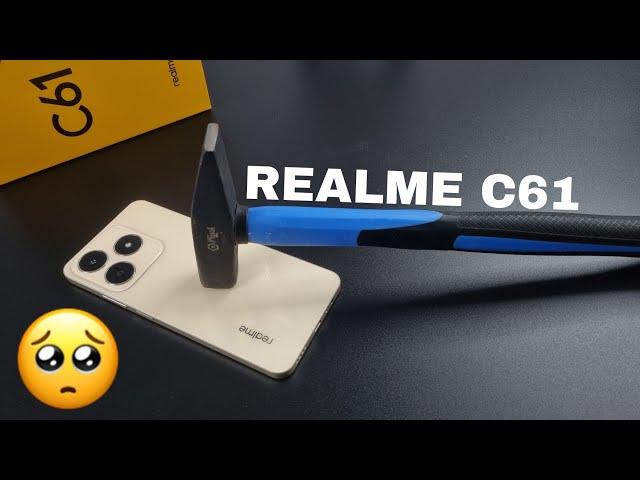 Realme C61 Screen Scratch Test | Realme C61 Durability Test ️