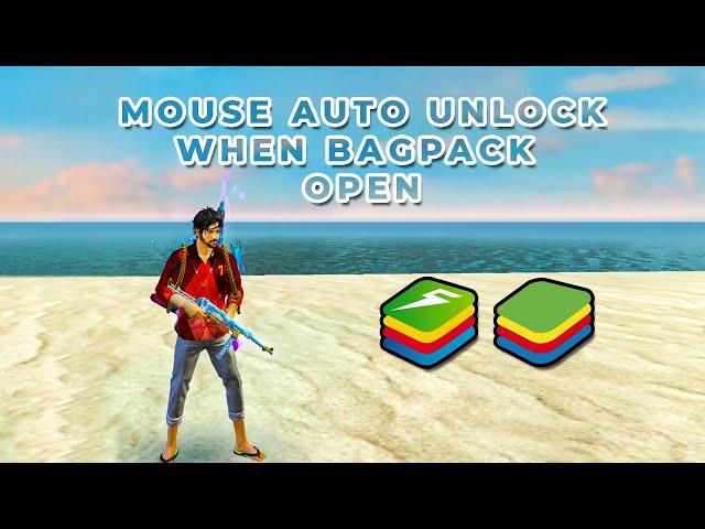 Mouse auto Unlock When Open Bagpack l Bluestacks 5 l Bluestacks 4