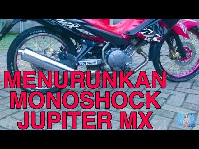 Cara Menurunkan mono shock belakang jupiter mx / downsize monoshock jupiter mx