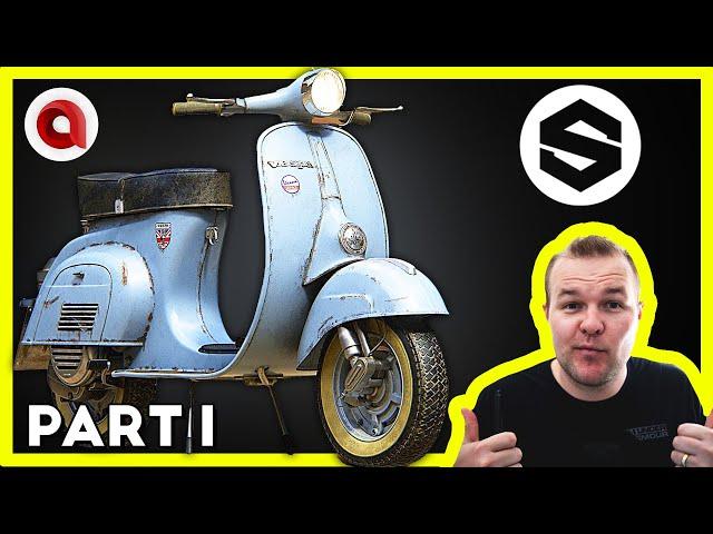 How To Make Fancy Scooter Textures in Substance Painter - Part 1