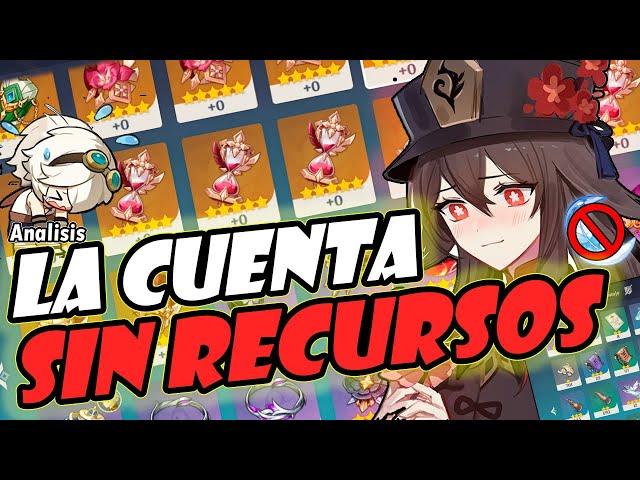 SALVO LA CUENTA SIN RECURSOS!! AR 55 SIN ARTEFACTOS, NI LUNAS, NI MORA | Revisión - Genshin impact