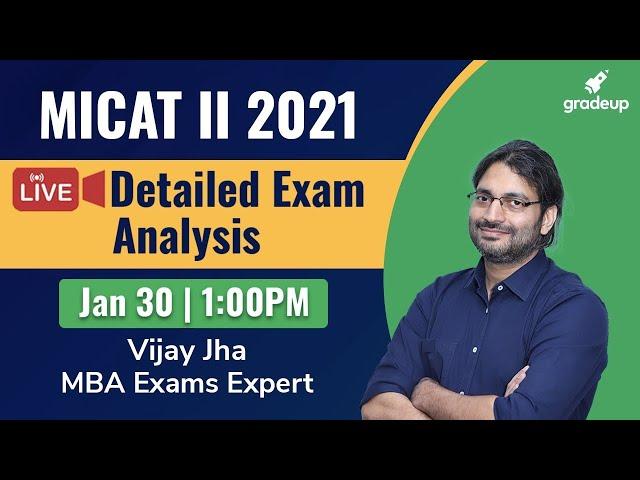 MICAT-2 Exam Analysis 2021 | Difficulty Level, Exam Pattern, Expected Cut-offs |Gradeup