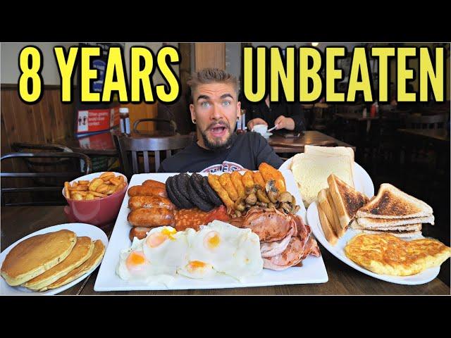 “IMPOSSIBLE” FULL ENGLISH BREAKFAST CHALLENGE (Undefeated) The “Titan” Breakfast Challenge