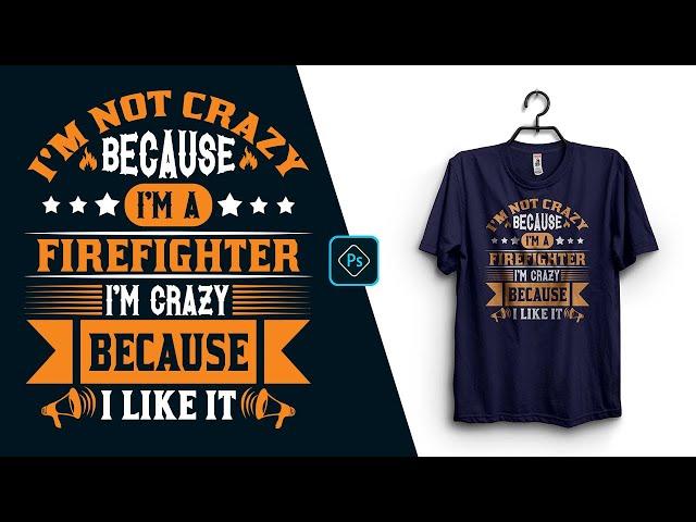 Typography T-Shirt Design For Redbubble In Adobe Photoshop CC Tutorial