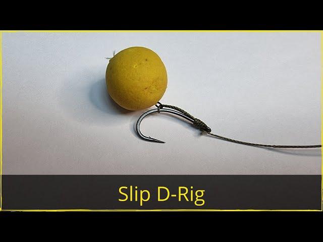 Карповый поводок Slip D-Rig | Монтаж без сходов