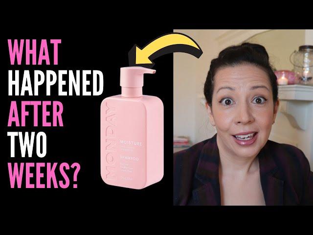 HAIR DAMAGE SUFFERER REVIEWS MONDAY MOISTURE SHAMPOO | BEFORE and AFTER for DRY HAIR