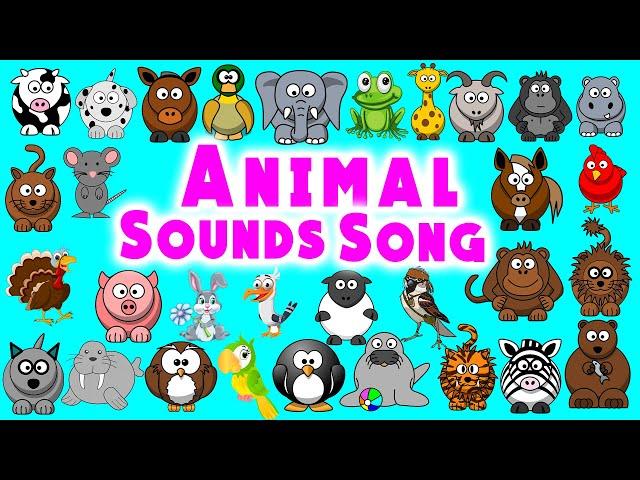 Animal Sounds Song | Rhymes for Babies | LittleKidsTV