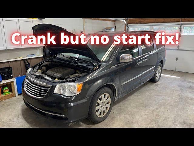 Chrysler Town and Country cranks but won't start fix!