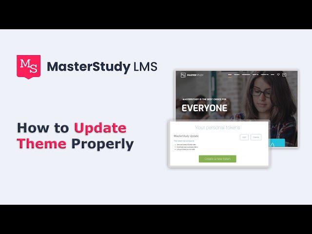 How to Update MasterStudy LMS WordPress Theme