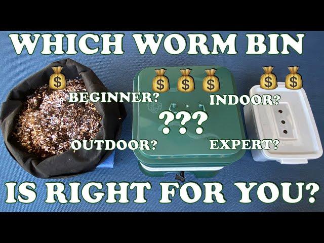 Find Your Perfect Worm Bin!  🪱 Vermicompost Worm Farm 🪱