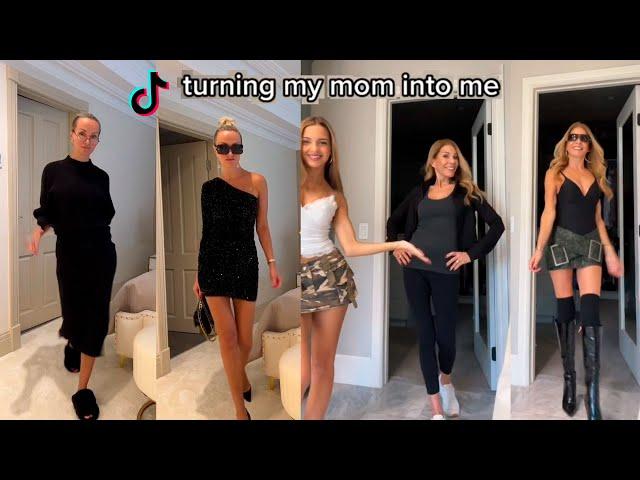 Turning My Mom Into Me TikTok Challenge Funny Compilation #mom #transformation