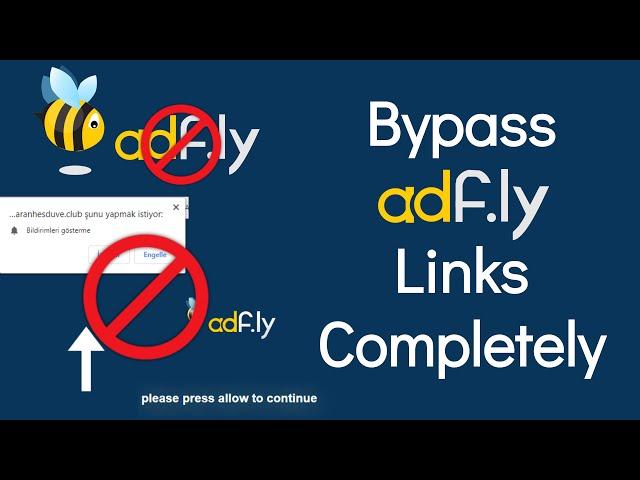 How To Bypass AdFly Links Automatically (2024) || Bypass ADF.LY's "PLEASE PRESS ALLOW TO CONTINUE"